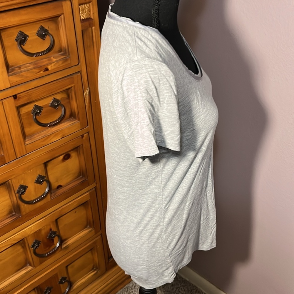 Whbm Gray Basic Tee - image 4